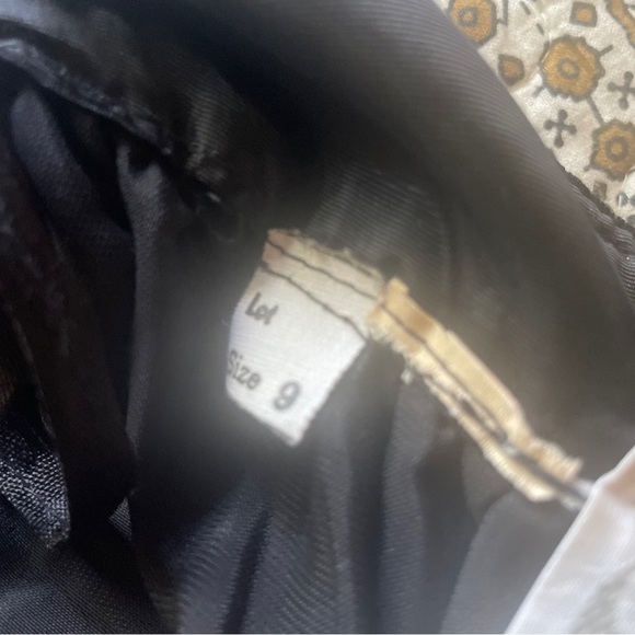 Vintage Neusteters Designer Black Velvet Halter Ruffle Maxi Dress Gown Size 9 - Picture 5 of 5